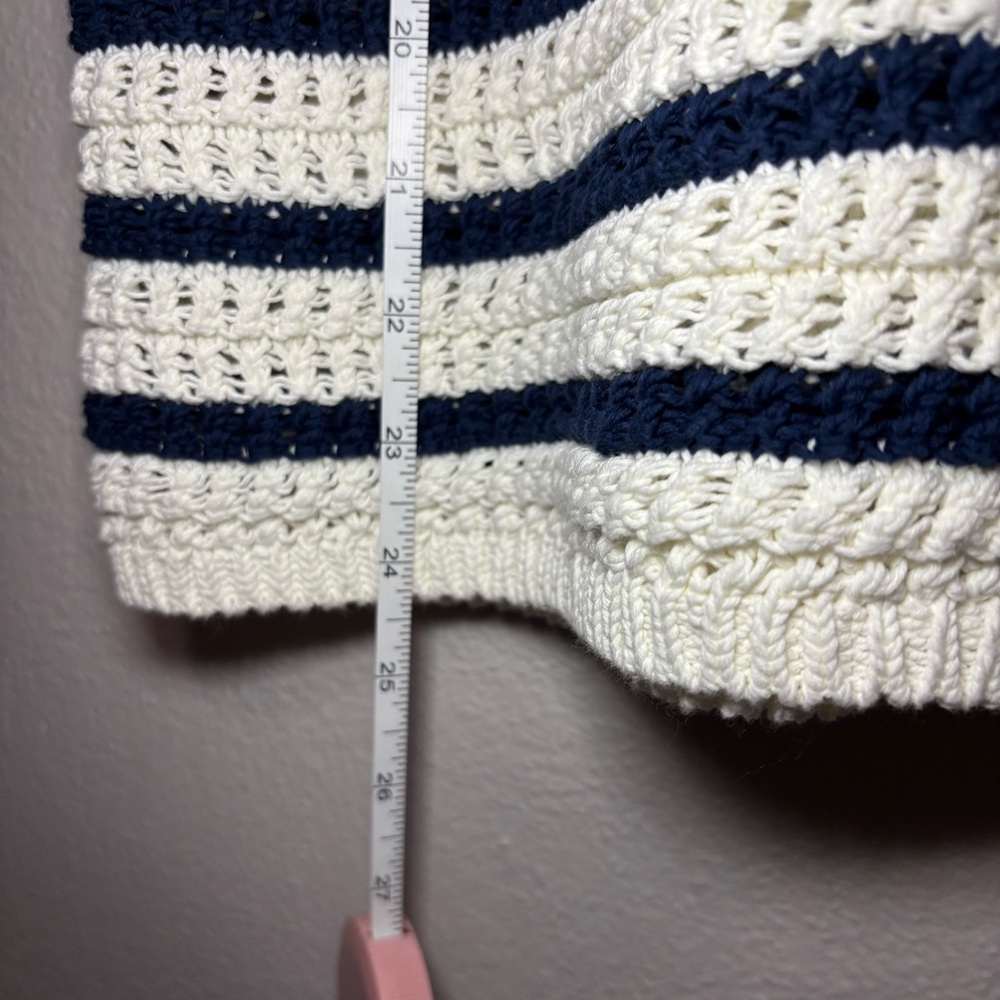 Madewell Crochet-Knit Crewneck Sweater Tank | Size M - Picture 8 of 10